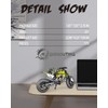 QISHOUTING Off-Road Motorcycle Building Toy for Teenager Boys, 1:8 Scale