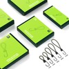 Abma Cord Bungee Cords with Hooks 15cm 20Pcs Small Bungee