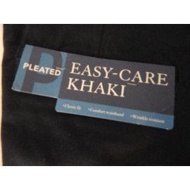 Croft&Barrow Pleated Size 30x32 Classic Fit Easy Care Navy Khaki