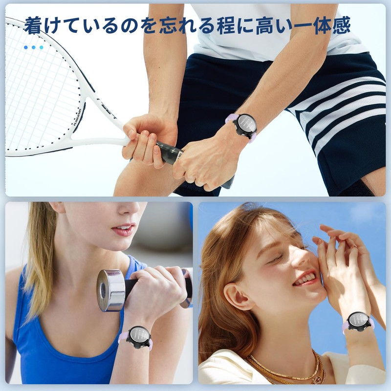For Garmin Lily2 Active Case, Cover, Glass Film Integrated Case,