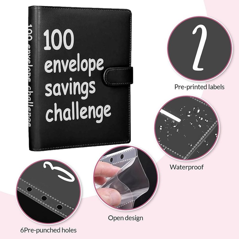 100 Envelopes Money Saving Challenge, 100 Envelope Challenge Binder, Easy