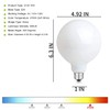 AOMRYOM 15W Dimmable Large LED Globe Bulb 85W Incandescent Equivalent