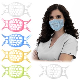 Soporte de máscara facial 3D, protectores de máscara para debajo de la máscara, separadores para debajo de la máscara, soporte de inserción de máscara
