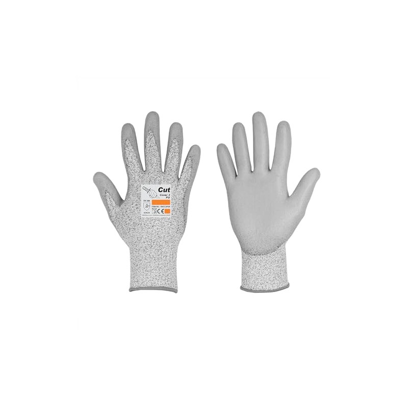 A&N PSA Cut Protection Gloves Cut Cover PU Size 8