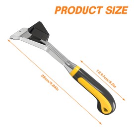 Carbide Scraper, 2.5" Heavy Duty Paint Scraper, Paint Scraper Tool for Paint, Glue Scraper Woodworking, Premium Ergonomic Paint Scraper Tool for Removing Varnish, Paint, Glue, Resin & Rust