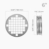 HVAC OV Galvanized Metal Duct End Cap - 6 Inch