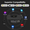 VIZOLINK W4GS 2K Webcam, PC Webcam 1080P 60FPS, Auto Focus,
