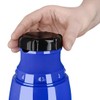 Emsa 502445 Isolierflasche, Mobil genießen, 0.75 L, Schraubverschluss, Blau, Rocket