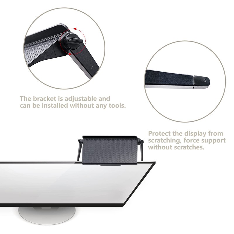 FORYNXHWIN 2 Pcs TV Top Shelf, Screen Top Shelf, 11