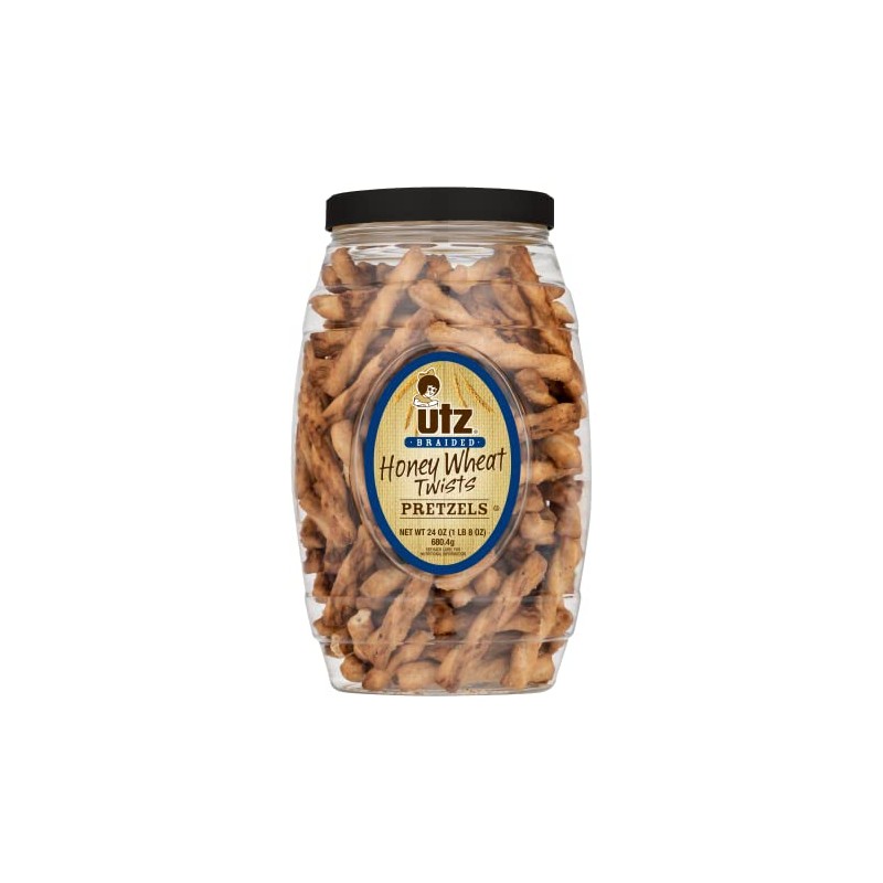 Utz, Honey Twist Wheat Pretzel, 24 Ounce