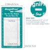 MAGDEPO 3X Magnifier Bookmark Ruler for Reading, Credit Card Size