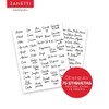 Zanetti - Juego de 5 Recipientes Herméticos de Cristal con