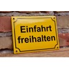 Sosenco Einfahrt freihalten Sign - 15 x 20 cm -
