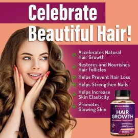 Rainbow Nutrients Vitaminas Para El Crecimiento Del Cabello                                                                                           
