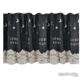 haozaikeji Dorm Bunk Bed Curtains Bed Tent Canopy Dustproof Lightproof Blackout Curtain Single Bed Mosquito Nets mid sleeper tent Student Sleep Privacy Protection Curtain Bed Shading Cloth, 1.15x2m