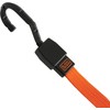 BLACK+DECKER BDX1012 Black/Orange 48" Flat Bungee Cord Straps, 2 Pack