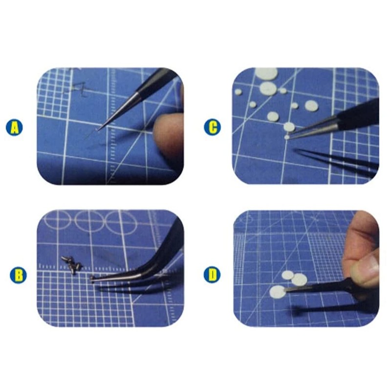 Master Tools 09957 – Model Making Accessories Tweezers Set, Grey