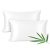 Joyhabit Bamboo Cushion Cover 40 x 80 cm, 100% Pure