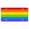 STICKER TIGER Rainbow Gay Pride Novelty Metal Vanity License Tag Plate