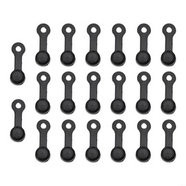 20 Pieces Brake Bleed Caps, Hydraulic Brake Bleed Nipple Cap, Anti-Aging Brake Bleeding Nipple Cap, Compact and Lightweight for Shimano (Black)