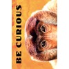 Be Curious- Monkey Face: Funny Motivational Journal for Job &