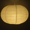 White Round Paper Lantern Light Decorative Soft Light Easy to