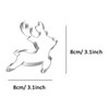 WDYJMALL Cookie Cutter Reindeer Sika Elk Deer