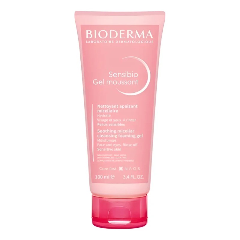 Gel Limpiador Espumoso Piel Sensible Bioderma Sensibio 100ml Sensible