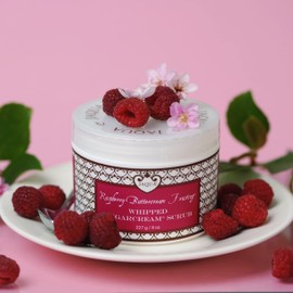 JAQUA Beauty Raspberry Buttercream Frosting Handmade Whipped Organic Sugarcream Scrub