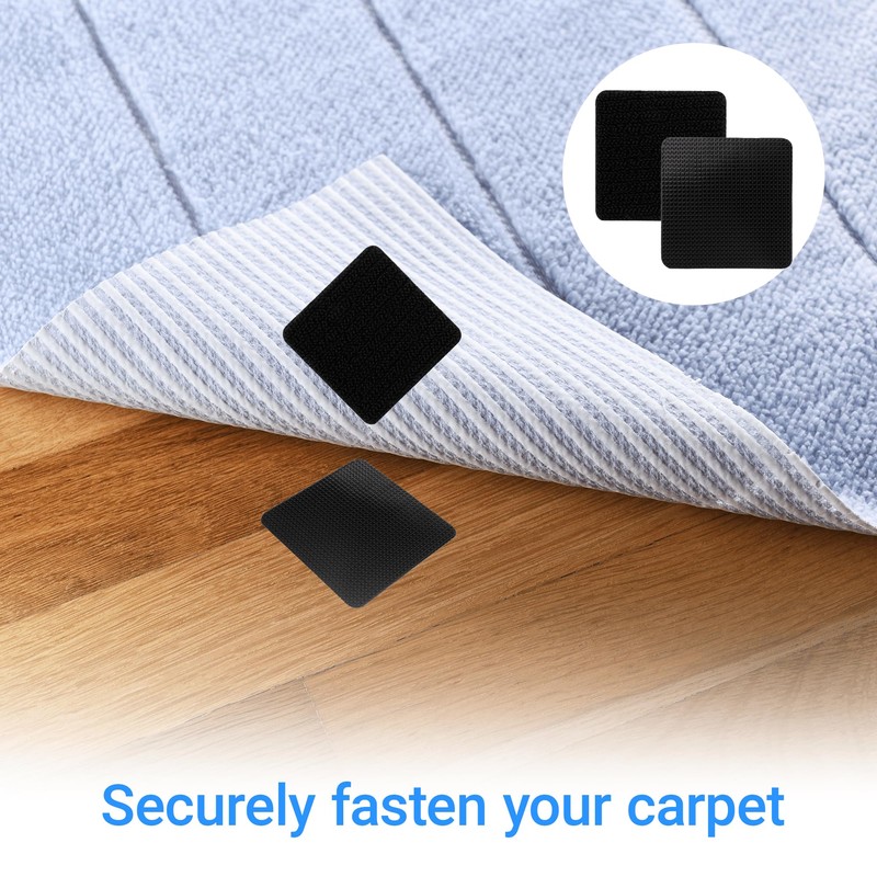 25PCS Rug Gripper for Carpeted Floor 5 x 5 cm
