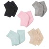 Hoi moisturizing socks, heel pad socks for cracked heels Apricot exfoliating socks 2ea