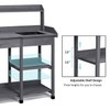 Yaheetech Outdoor Potting Bench Table Potters Benches Garden Workstation for