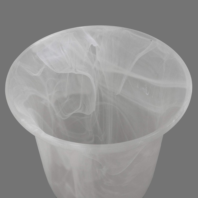 Eumyviv Bell Shaped Alabaster Glass Lamp Shade Replacement with 1-5/8-inch