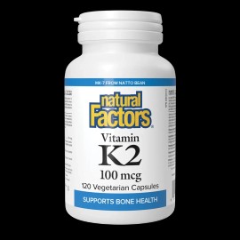Natural Factors Vitamin K2 100mcg 120 Veggie Caps