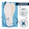 Marol 3 Pairs Barefoot Soles, 100% Cotton Terry Towelling with