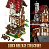 LUMIBRICKS Medieval Forge House Lighting Building Bricks Set - Blacksmith