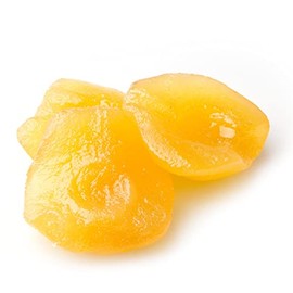 Oh! Nuts - Rich & Juicy Succulent Glacé Pears - 1LB Bulk | Dehydrated Sweetened Chunky Glazed Candied Fruit Bites For Snacking & Baking | High Fibers, Vitamin C