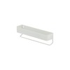 Sealskin Brix Towel Rail with Shelf, Bathroom Shelf with Integrated