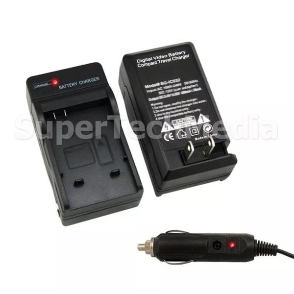 Unbranded/Generic Battery Charger+Car Adapter for Canon BP808 BP819 BP827