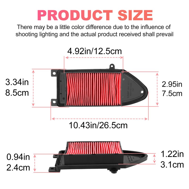 Cnornus Air filter for Kymco 125 people s 2005-2015 150