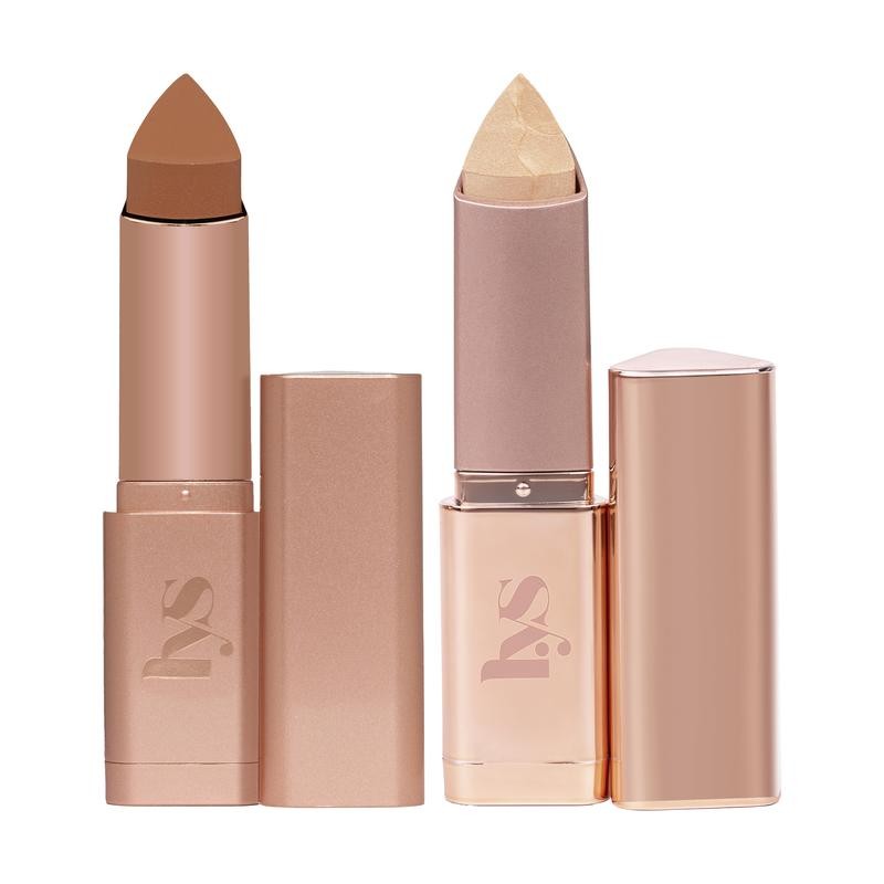 No Limits Cream Bronzer Stick x Aim High Highlighter Stick:_Strength