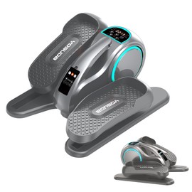 YOSUDA Under Desk ellipitcal Machine,Ellipse Leg Exercise for Seniors,Seated Pedal Exerciser with 10 Level Resistances & Speeds,Remote Contro,Bule