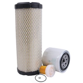 Czomoizc Engine Oil Fuel & Air Fuel Filter Compatible with Kubota Tractor L2501 HST L2800 HST L3200 HST L3400 HST L3800 HST