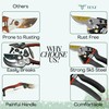 TEYZ secateurs, Titanium Bypass secateurs & Pruning Scissors, Garden secateurs,