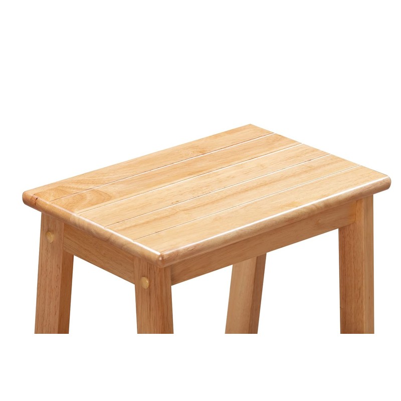 Boraam Niko 3-Tier Step Stool, Counter Height, Natural