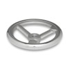 Ganter Normelemente | Aluminium Handwheel | DIN 950-AL-160-B14-A | Diameter
