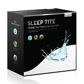 SLEEP TITE Hypoallergenic 100% Waterproof Mattress Protector - 15-Year U.S. Warranty - Vinyl Free - Split Cal King