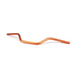 BIUGERCN Motorcycle Handlebar 22 mm Aluminium Alloy Handlebar Pull Rod Replacement Part Universal for Dirt Bike Cruising ATV Road Bike Motocross Orange