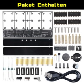 ICrduioo Digital Clock Soldering Kit
