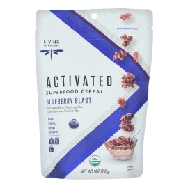 UD_Living Intentions Activated Superfood Cereal 6-Pack 9 oz Instant Breakfast Oatmeal for Children Babies Refined Processed